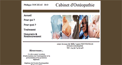 Desktop Screenshot of osteopathe-evian.com